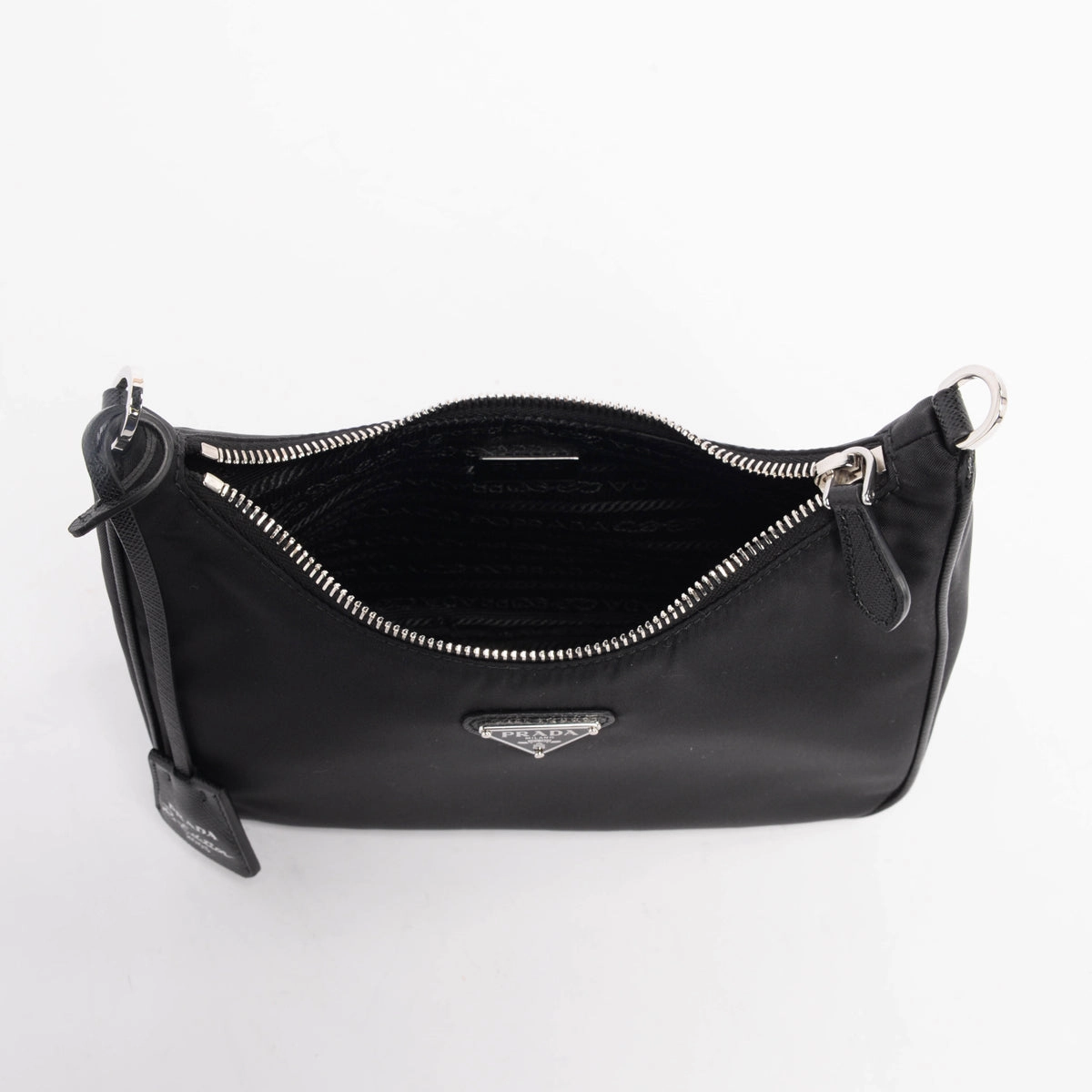 Prada Black Re-Nylon Re-Edition 2005 Bag