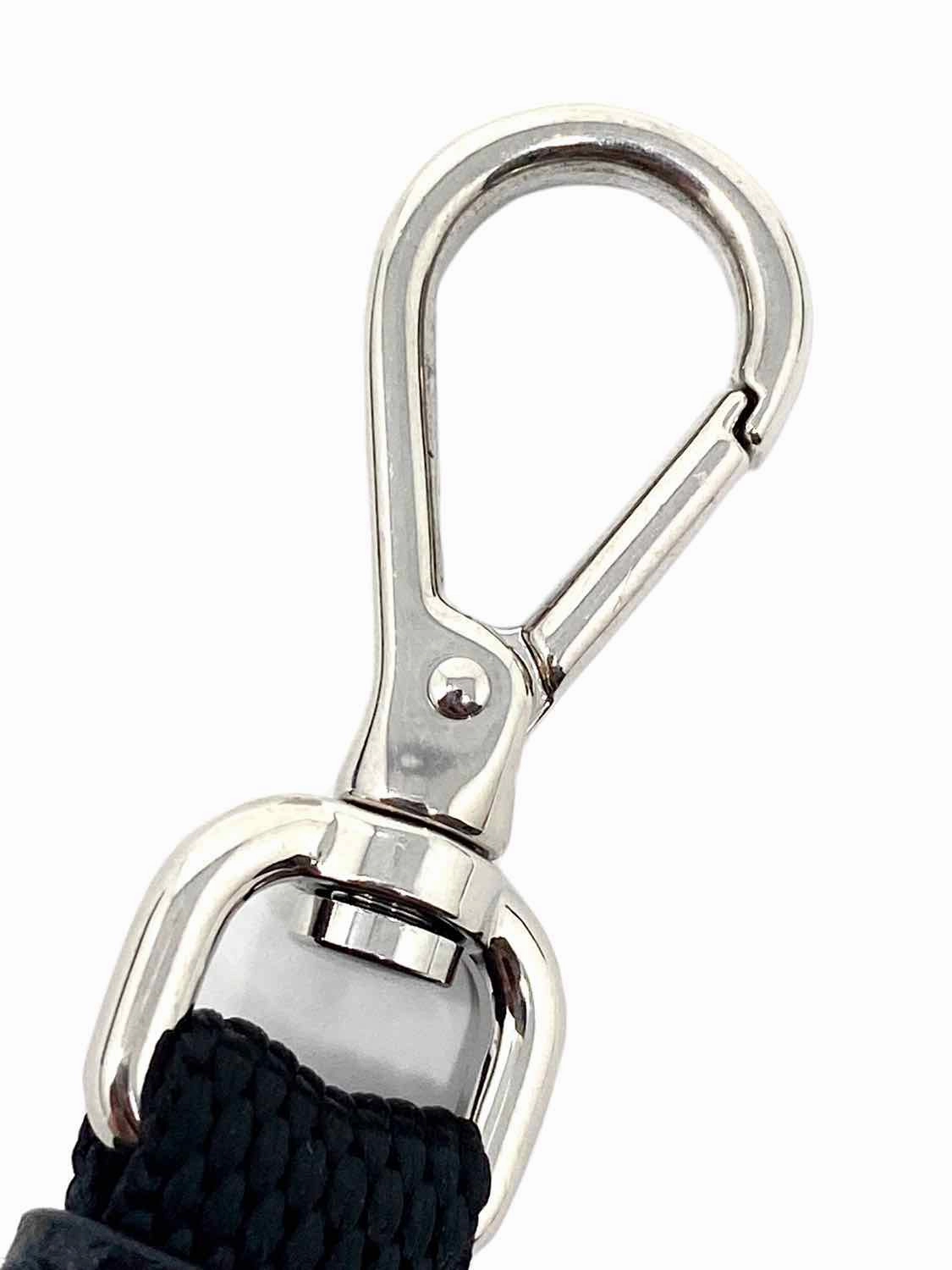 Prada Black Saffiano Leather Phone Holder Wristlet