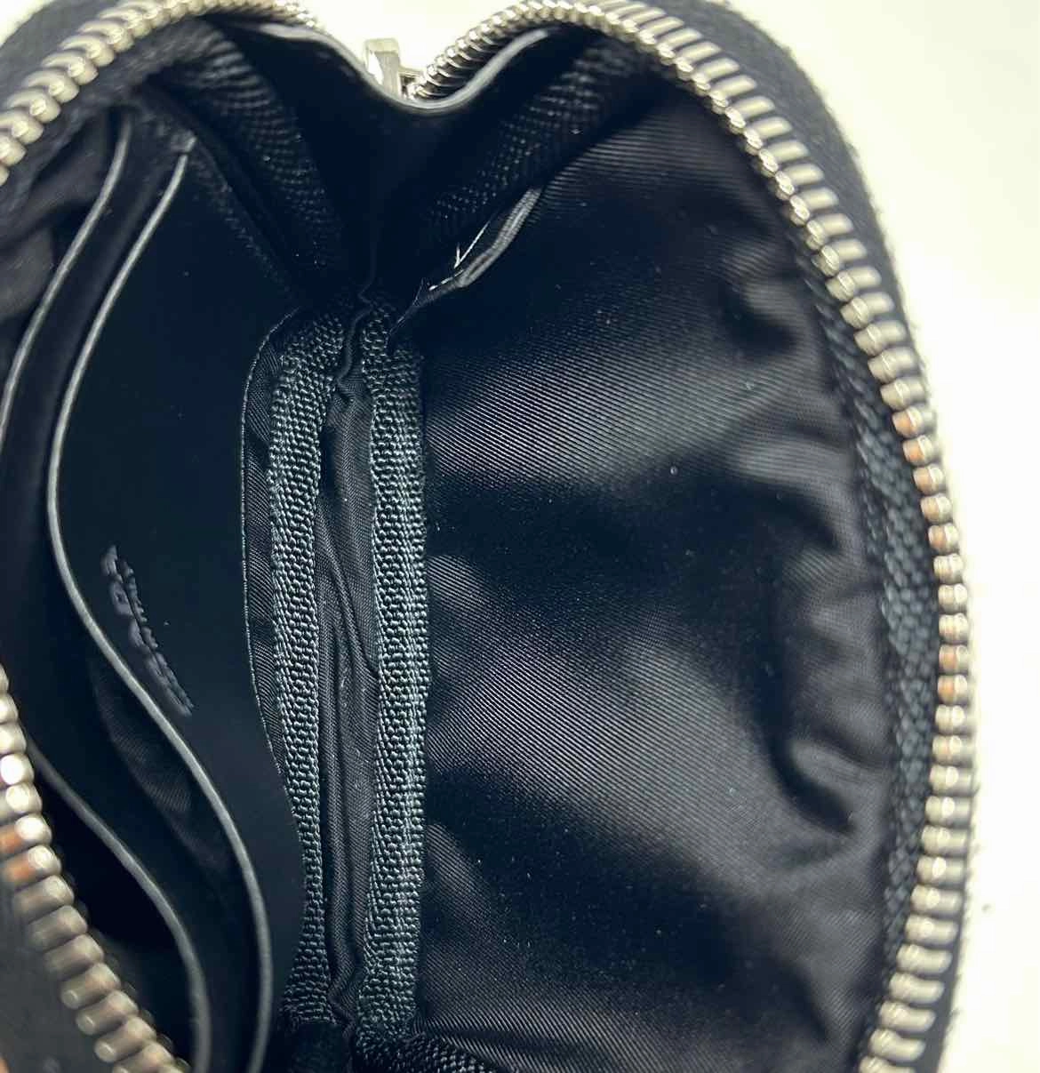 Prada Nylon Black Zip-Around Coin Purse