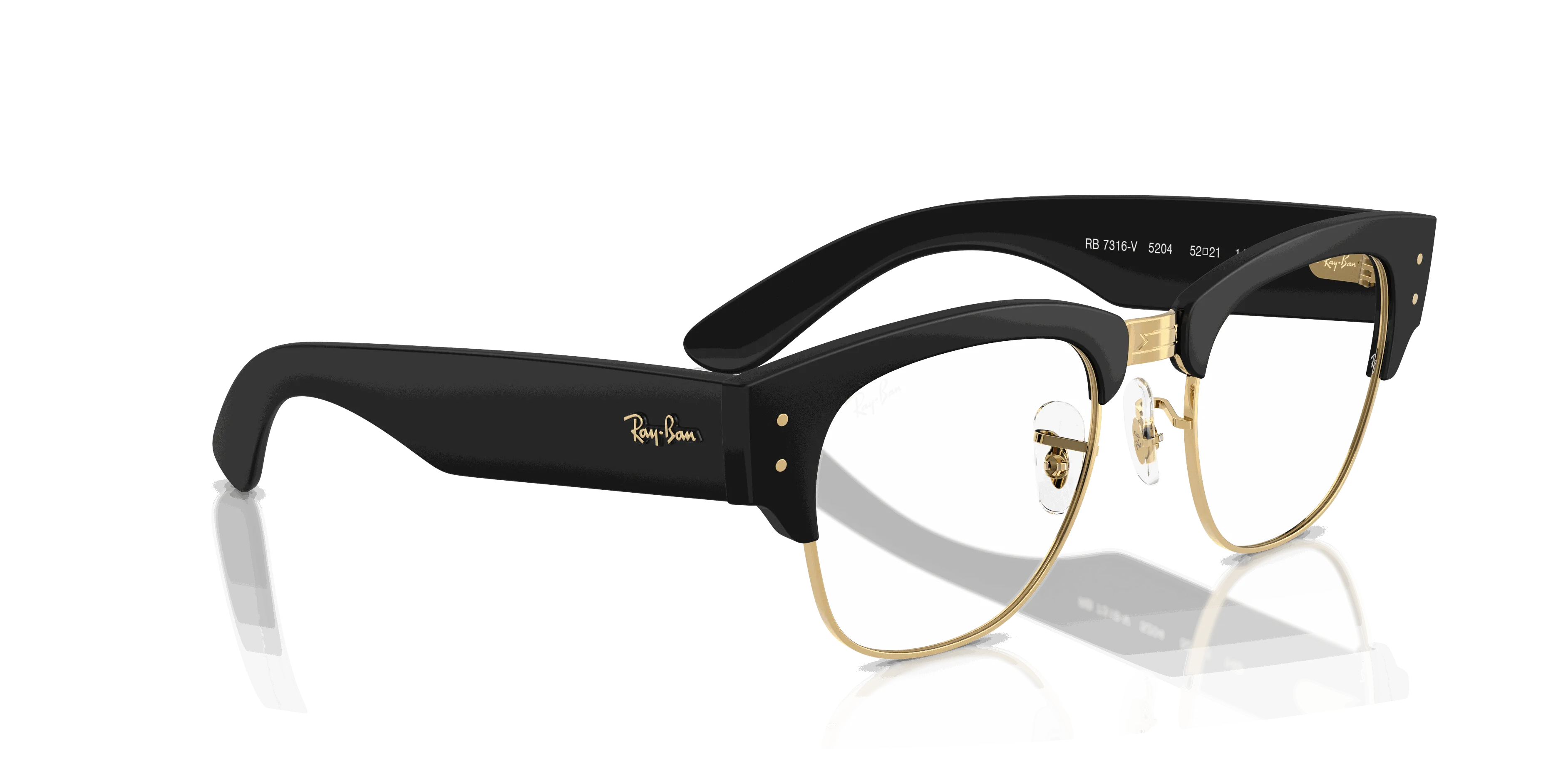RayBan MEGA CLUBMASTER OPTICS LITEFORCE
