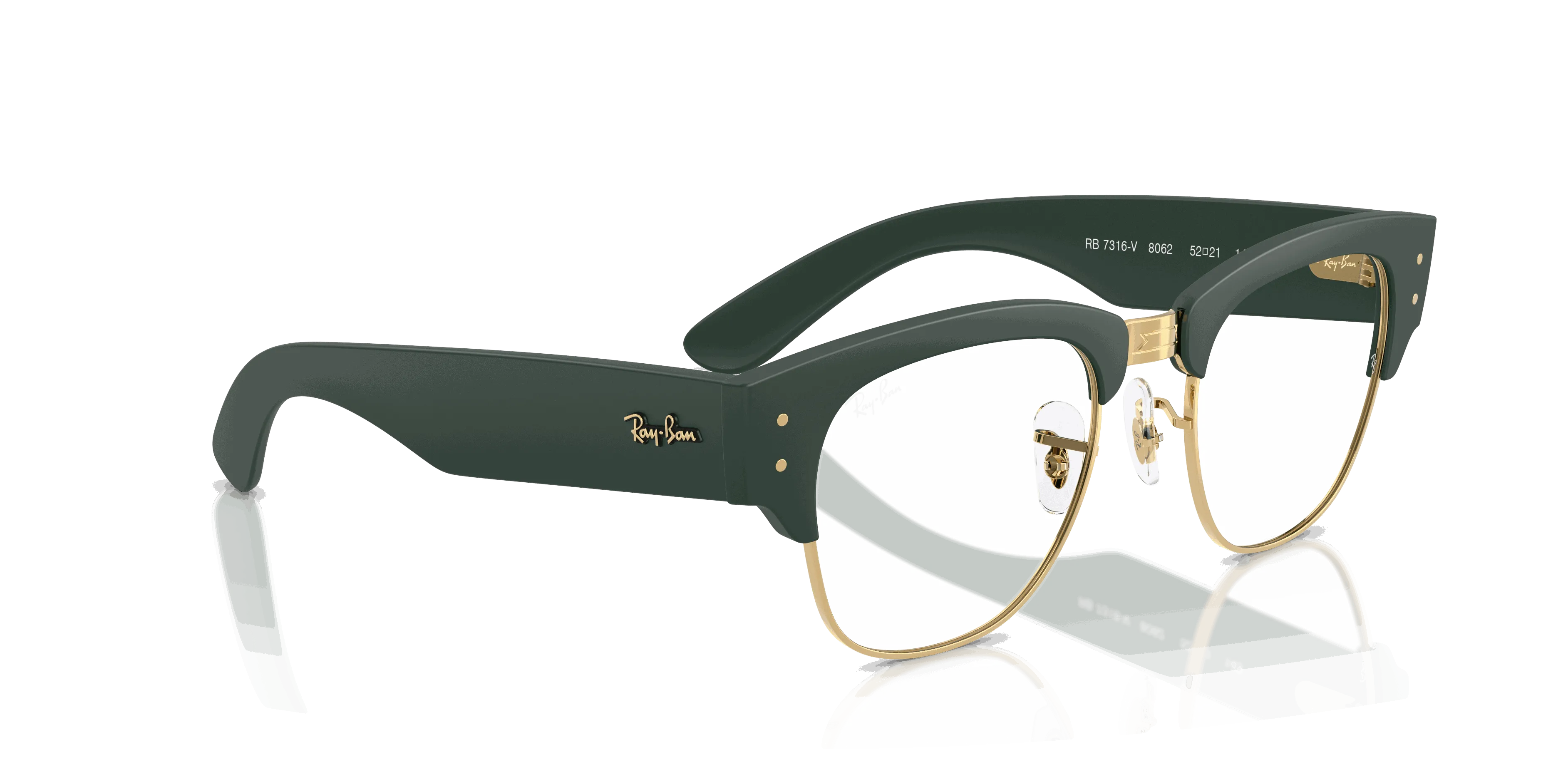 RayBan MEGA CLUBMASTER OPTICS LITEFORCE