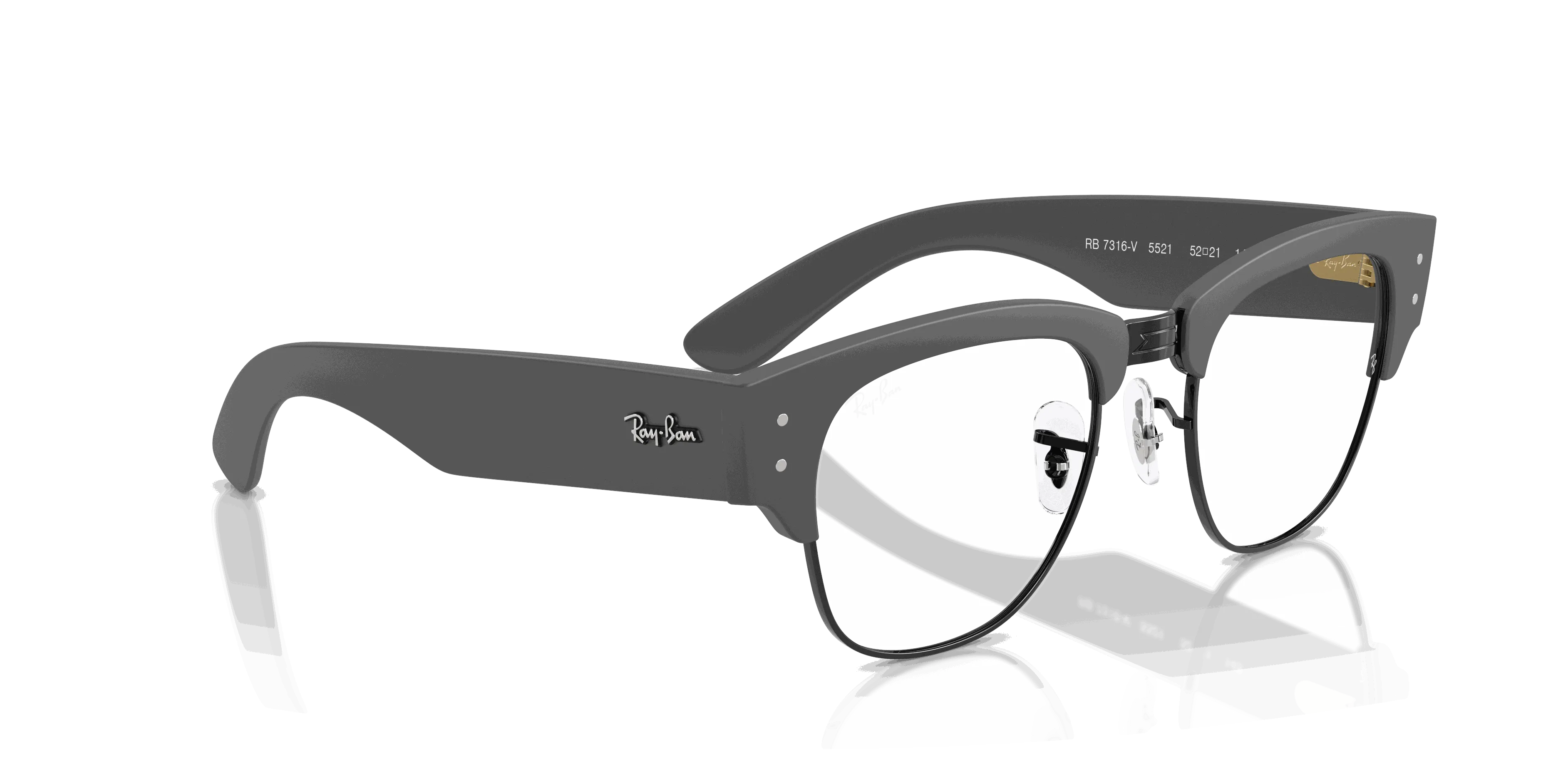 RayBan MEGA CLUBMASTER OPTICS LITEFORCE